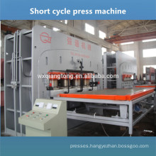 V-groove HDF board parquet laminate flooring press machine